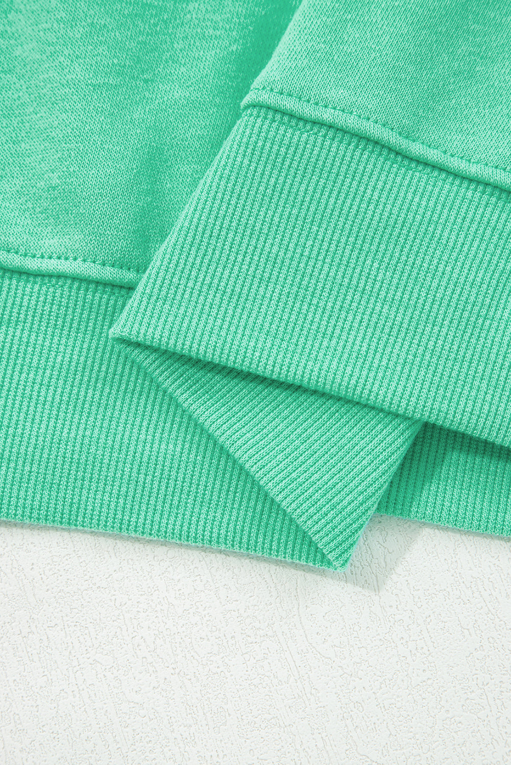 Aruba Blue Cute Halloween Ghost Embroidered Casual Sweatshirt